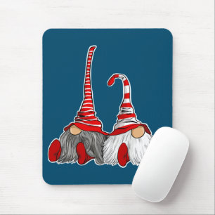 Christmas Gnomes Mouse Mat
