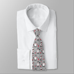 Christmas Gnomes Neck Tie