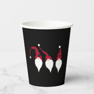 Christmas Gnomes Paper Cups