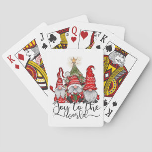 Christmas Gnomes Playing Cards