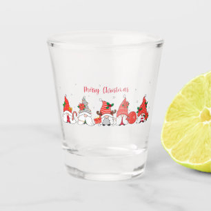 Christmas Gnomes Shot Glass