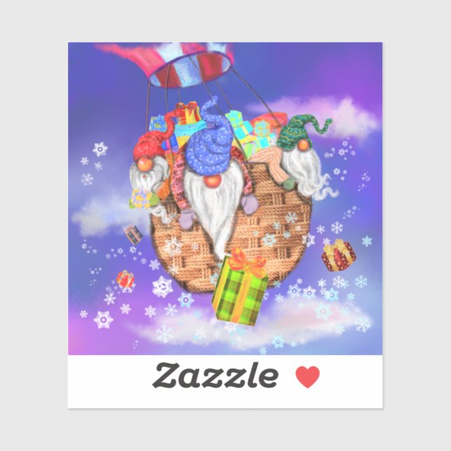 Christmas Gnomes Sticker (Sheet)