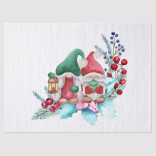 Christmas Gnomes Tissue Paper