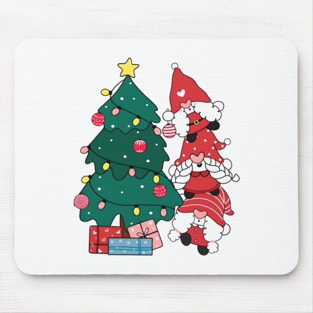Christmas Gnomes Toddler  Mouse Mat (Front)