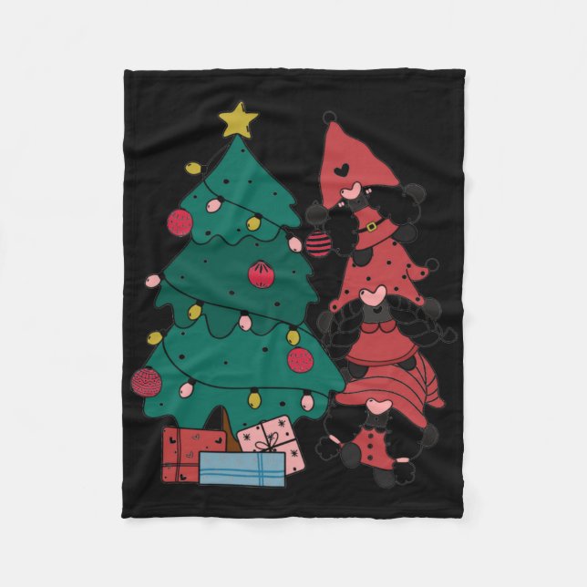 Christmas Gnomes Toddler T Shirt  Fleece Blanket (Front)