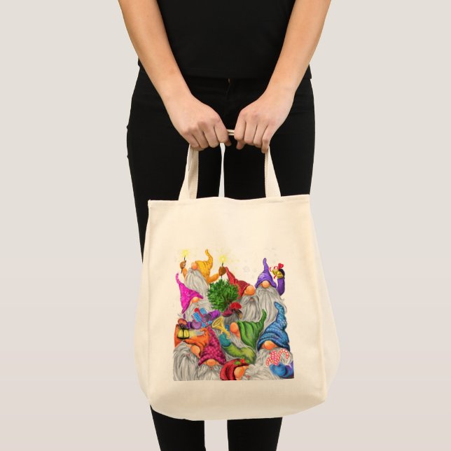 Christmas Gnomes Tote Bag Gift (Front (Product))