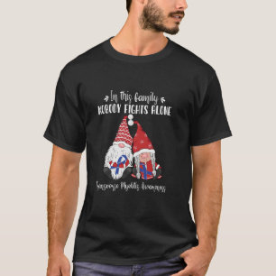 Christmas Gnomes Transverse Myelitis Awareness  T-Shirt
