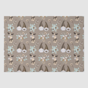 Christmas Gnomes Woodland Tissue Paper