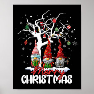 Christmas Gnomes Xmas Family Men Women  Poster