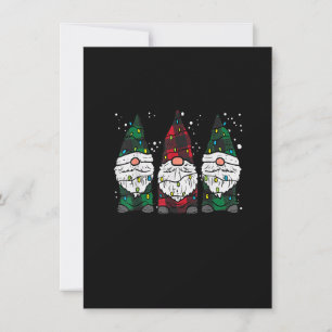 Christmas Gnomes Xmas Pyjamas PJs Winter Holidays  Invitation