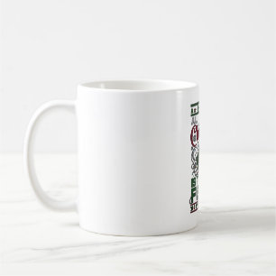 Christmas Go Fishing Fish Santa Hat Lights Coffee Mug