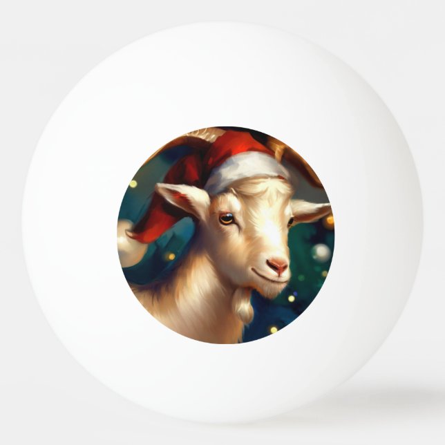 Christmas Goat (1) Ping Pong Ball (Front)