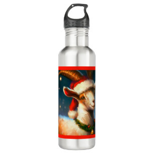Christmas Goat 2 710 Ml Water Bottle