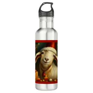 Christmas Goat 3 710 Ml Water Bottle