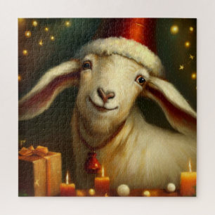 Christmas Goat (3) Jigsaw Puzzle