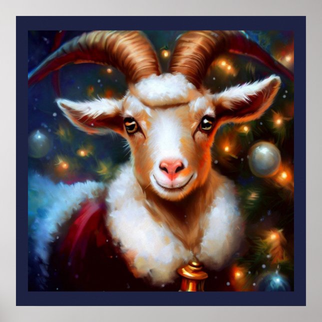 Christmas Goat 4 Poster (Front)