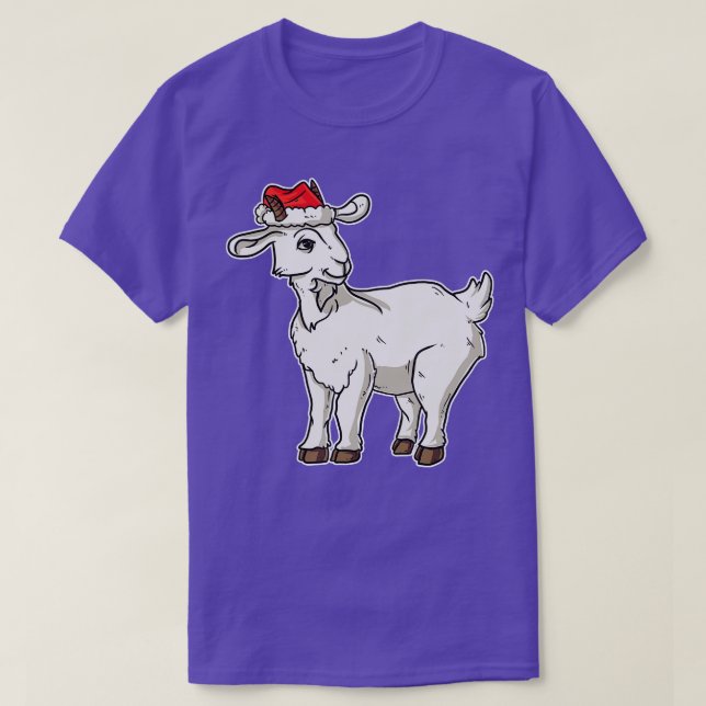 Christmas Goat T-Shirt (Design Front)