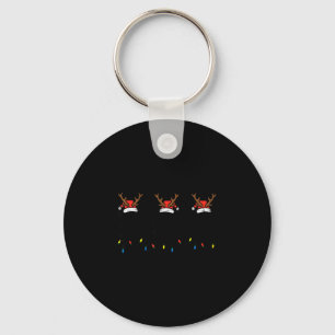 Christmas Goats Santa Xmas Farm Animal Farmer Men  Key Ring