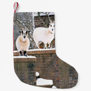 Christmas Goats Small Christmas Stocking