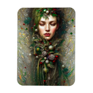 Christmas Goddess Magnet