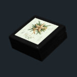 Christmas Gold Star and Ribbon Pine Branches Gift Box<br><div class="desc">Give your bride this beautiful gift with the surprise of an engagement ring wrapped inside.
A beautiful gold Christmas star with ribbons and pine branches
"with all my love"
"Do not open 'till"
"Dec. 25th."</div>