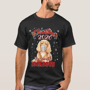 Christmas Golden Cocker Spaniel Dog Quarantine 20 T-Shirt