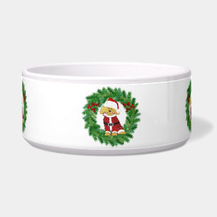 Christmas Golden Doodle Santa Claus