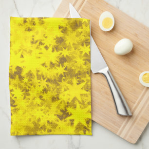 Christmas Golden Dusk Tea Towel