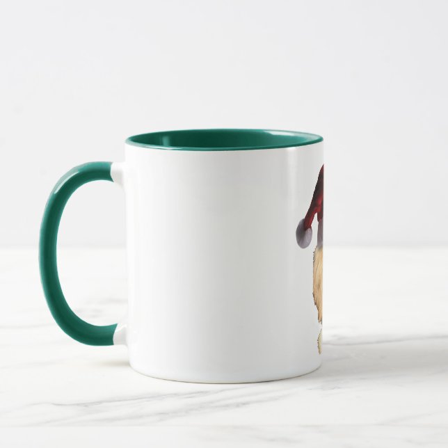 Christmas Golden Retriever Mug (Left)
