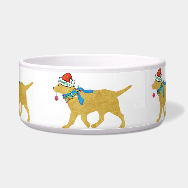 Christmas Golden Retriever Naughty but Nice (Front)