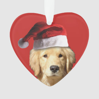 Christmas Golden Retriever Ornament