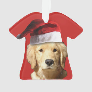 Christmas Golden Retriever Ornament
