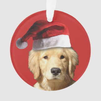 Christmas Golden Retriever Ornament