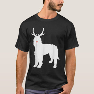 Christmas Goldendoodle Reindeer Doodle Dog Men Wom T-Shirt