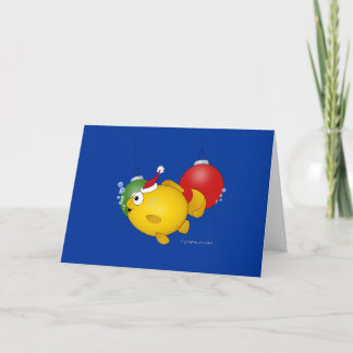 Christmas Goldfish! Holiday Card