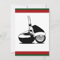Christmas Golf Ball   and Club
