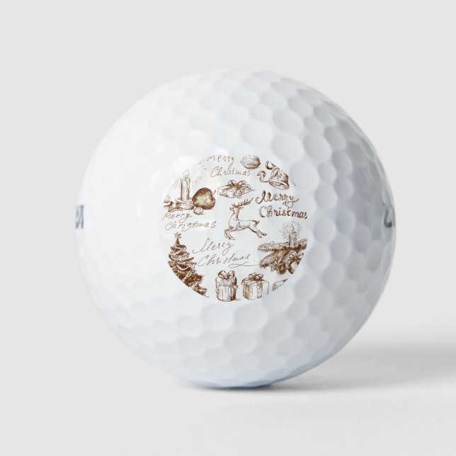 Christmas Golf Balls (Front)