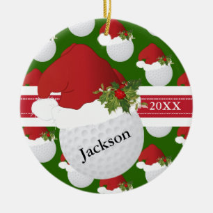 Christmas Golf   DIY Text Ceramic Tree Decoration