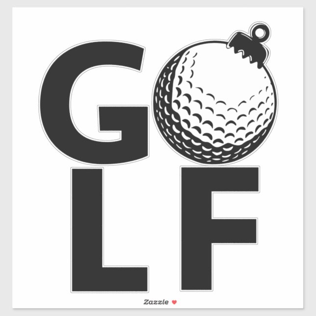 Christmas Golf Ornament (Sheet)