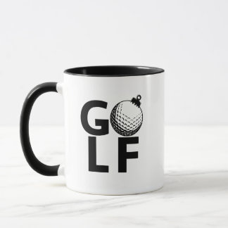Christmas Golf Ornament Mug