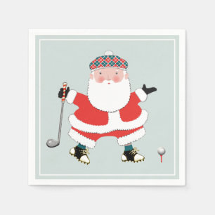Christmas Golf Party Napkin