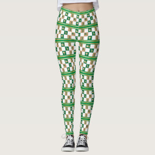 Christmas Golfing - Minimalist Golf Pattern Leggings