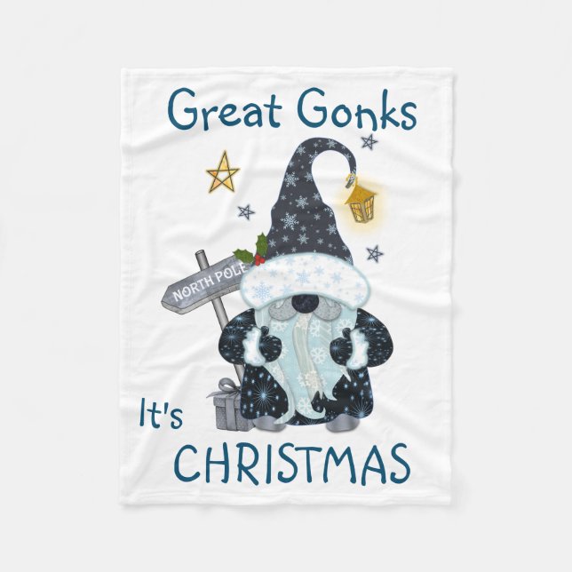Christmas Gonk Blanket Throw (Front)