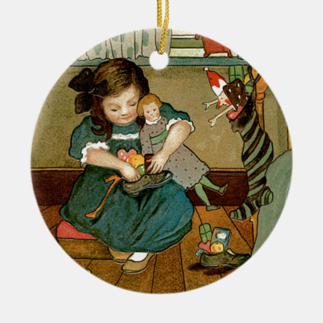 Christmas Goodies Ceramic Tree Decoration (Front)