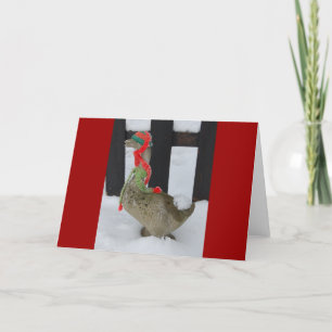 Christmas Goose Holiday Card