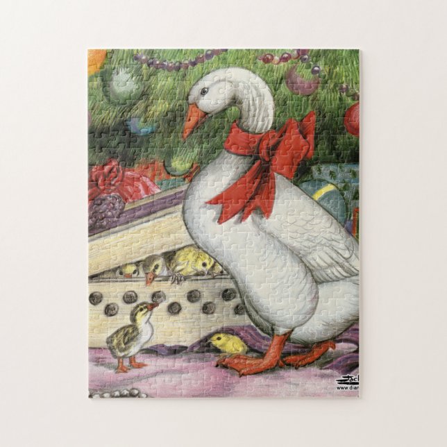 Christmas Goose Jigsaw Puzzle (Vertical)