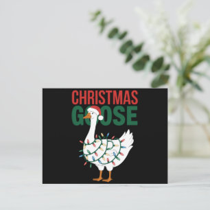 Christmas Goose Lights Cute Holiday