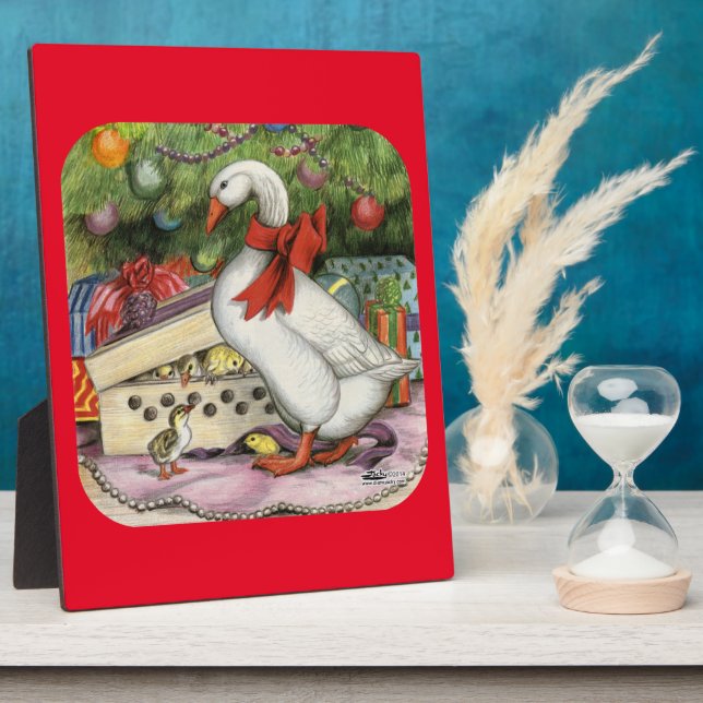 Christmas Goose Plaque (Side)