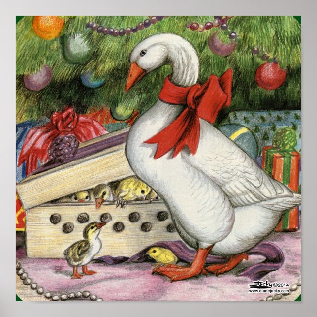 Christmas Goose Poster (Front)