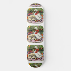 Christmas Goose Skateboard